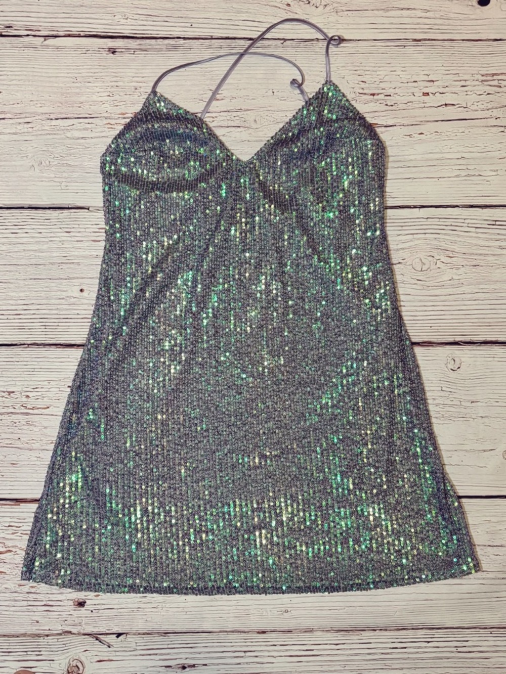 Victoria's Secret Slip Mini Purple Lilac Dress Sequin  Lingerie Sz Small - Picture 3 of 8